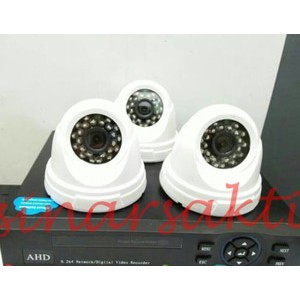 PAKET CCTV 3MP AHD 4CH 3 CAMERA  ( KOMPLIT SIAP PASANG )