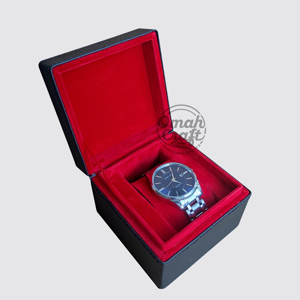 Single Watch Box Organizer / Kotak Tempat Jam Tangan / Box Jam isi 1