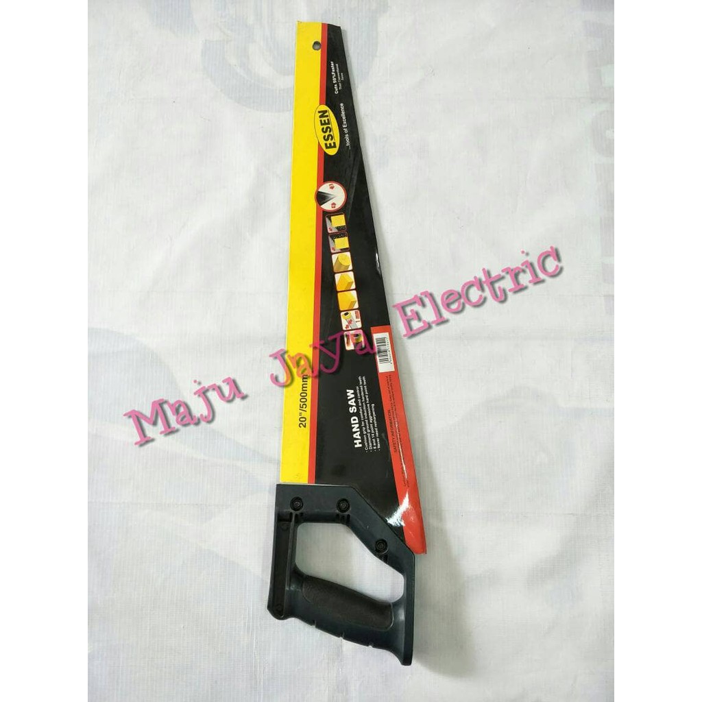 Jual Gergaji Kayu Essen Tangan / Hand Saw 20"/500mm 500 mm Kualitas Bagus LS1