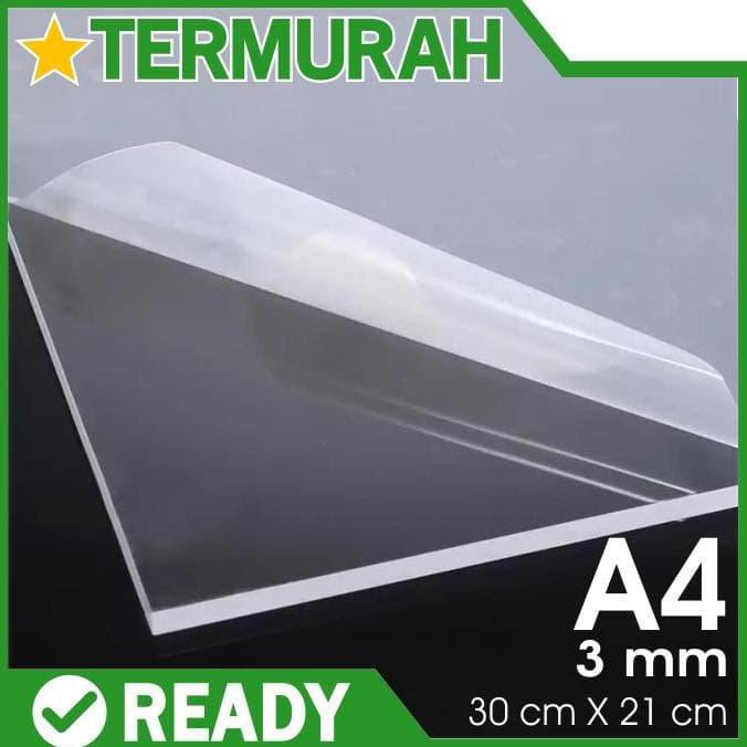 

Acrylic Akrilik Lembaran Potongan Clear Bening 3Mm Ukuran 30X21 Cm A4 Alfredo87 Ayo Beli