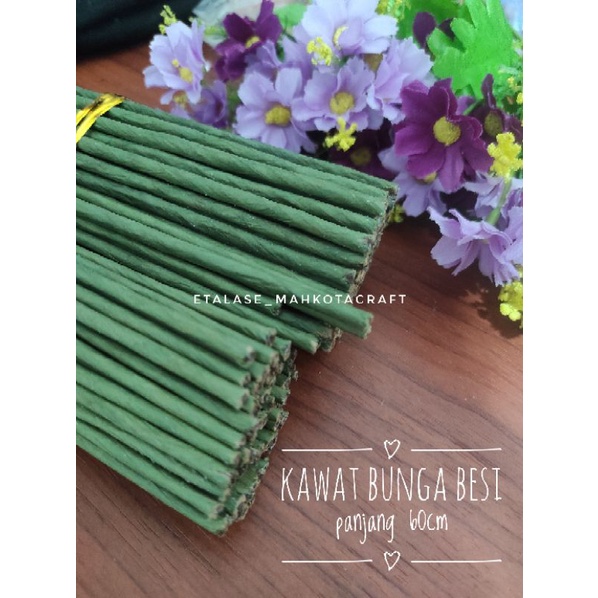 1 pcs kawat bunga besi