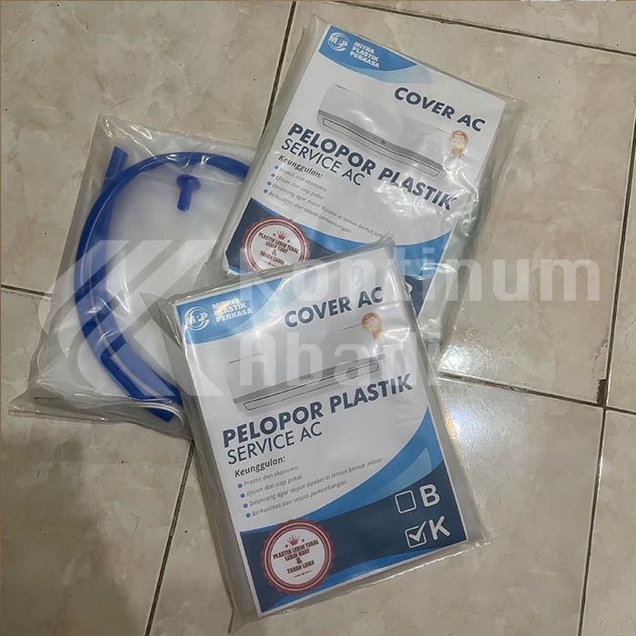 PLASTIC PLASTIK CUCI AC / COVER AC | KECIL ( 0,5 - 1 pk )