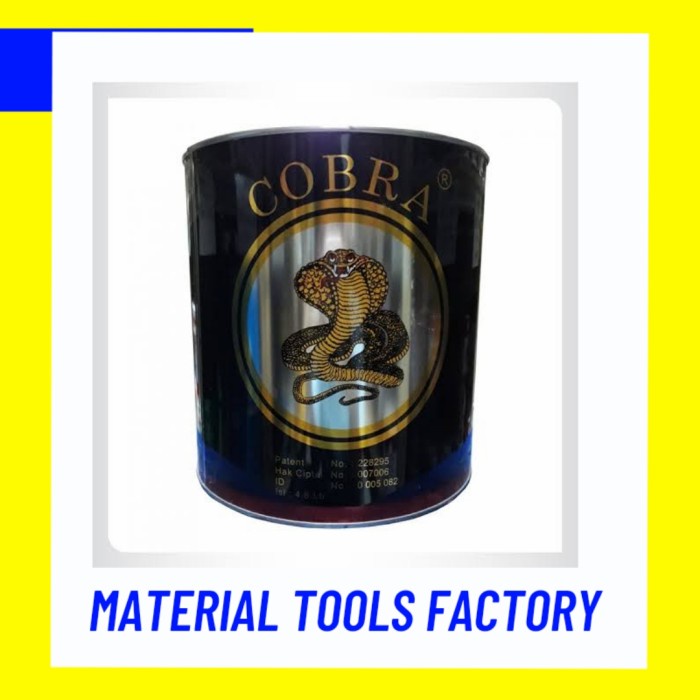 thiner cobra 1 liter - tiner - thinner - pengencer cat duco