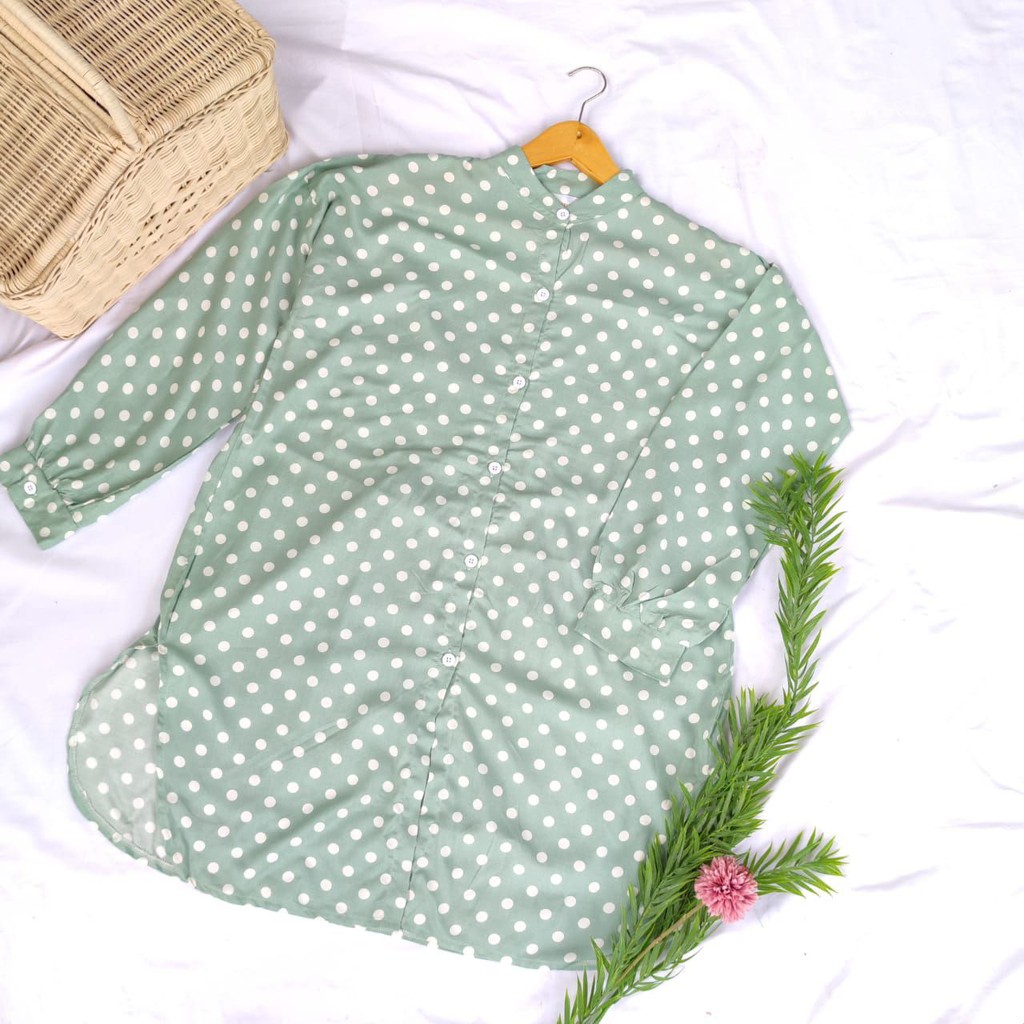 Afsheenastore Tunik Anak Perempuan Minie Polka By Little Aruma