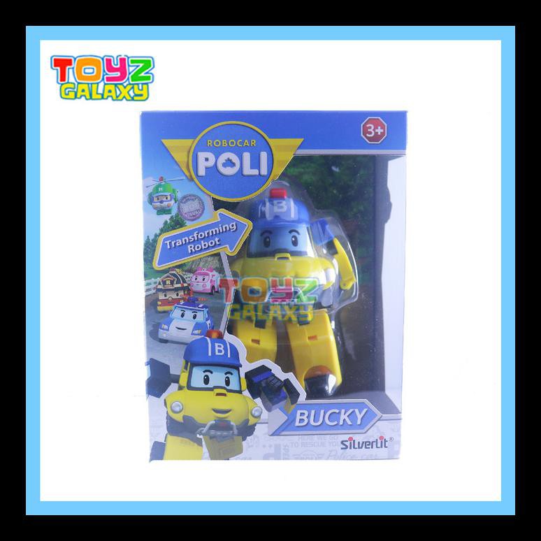 Update Robocar Poli - Normal Transforming Robot Bucky - Original Action Figure Murah Terlengkap Al3