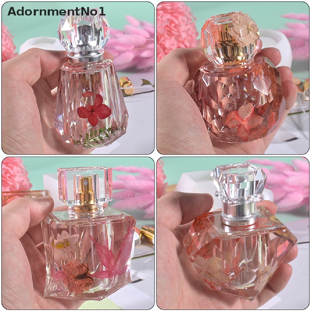 (AdornmentNo1) Cetakan Botol Parfum / Lotion / Sabun Epoxy Resin Bahan Silikon