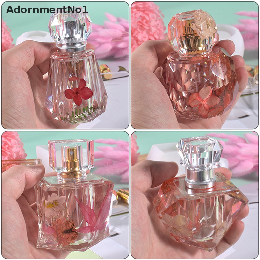 (AdornmentNo1) Cetakan Botol Parfum / Lotion / Sabun Epoxy Resin Bahan Silikon