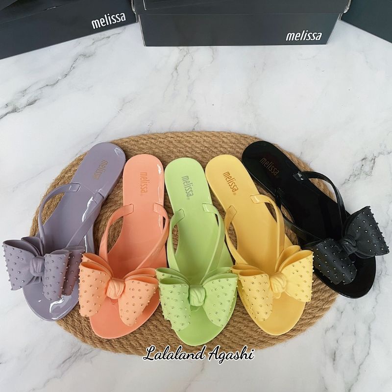 sandal melissa harmonic bow/sandal jelly wanita/ sandal jelly melissa