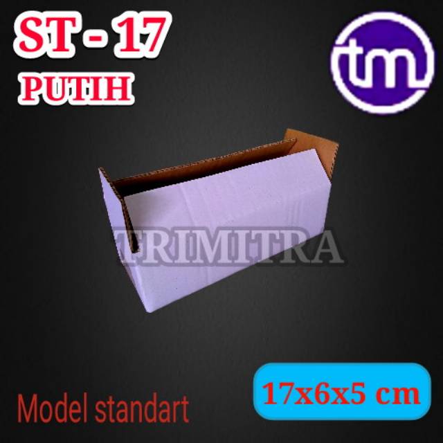 

KOTAK ST-17 PUTIH KARDUS KARTON BOX PACKING KEMASAN AKSESORIS SOUVENIR
