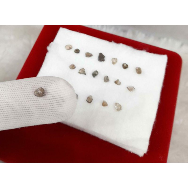 Batu intan permata berlian natural asli diamond per biji pieces alami antik langka asli gemstone