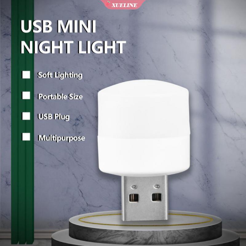 Lampu Malam Led USB Portable Dengan Proteksi Power Charging Untuk Komputer / Handphone