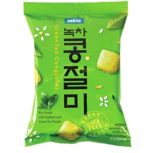 

((((()paling dicari] NEO KREKER BERAS CONGJOLMI RICE RASA GREEN TEA . snack korea 60gr