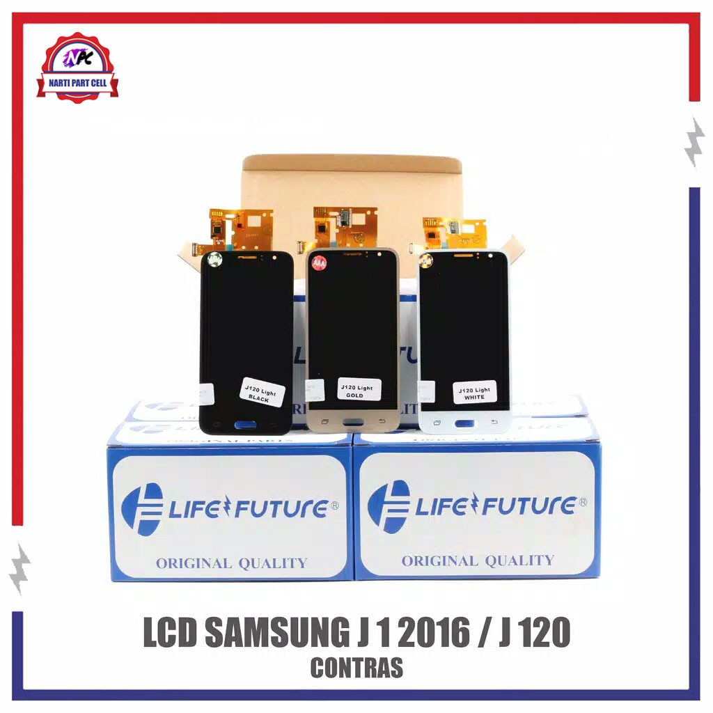 LCD TOUCHSCREEN SAMSUNG J1 2016 / J120 / J 120 CONTRAS