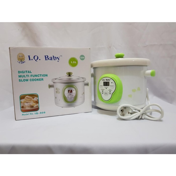 Mejikom Bayi I Q Baby Digital Multi Function Slow Cooker