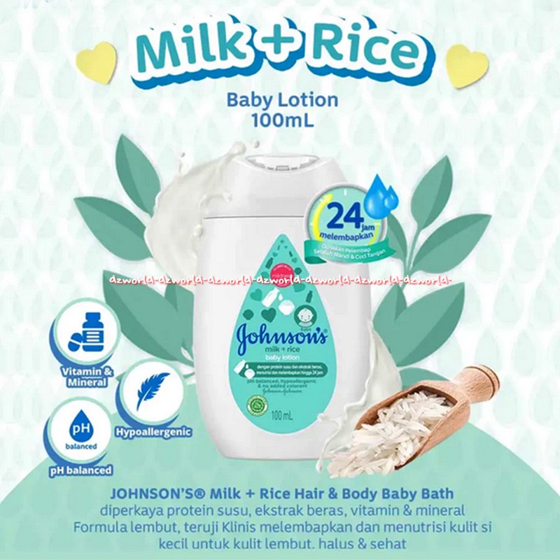 Johnson's Baby Bath Milk Rice 200ml Sabun Bayi Untuk Membuat Kulit Lebih Lembut Halus Jonson Jhonson Johnson Sabun Susu Bayi