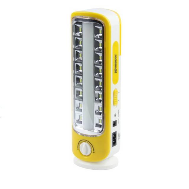 Emergency Lamp Dimmer | Krisbow Lampu Darurat Rechargeable 5w - Kuning