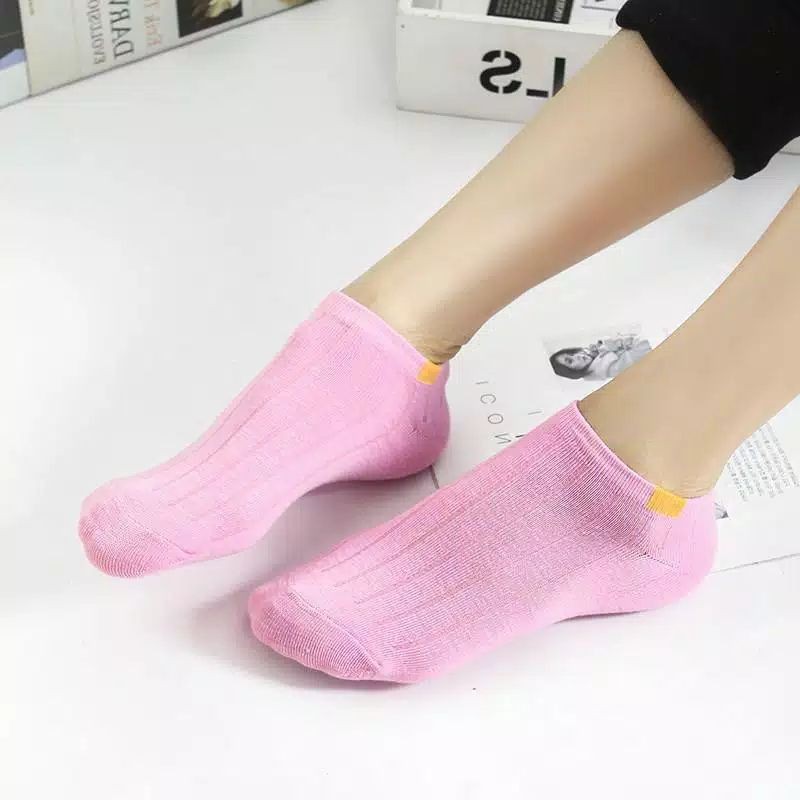 TERMURAH!!! Kaos Kaki Polos 6 Garis Kaos Kaki Pria Wanita Unisex Angkle Korean Style Fashion