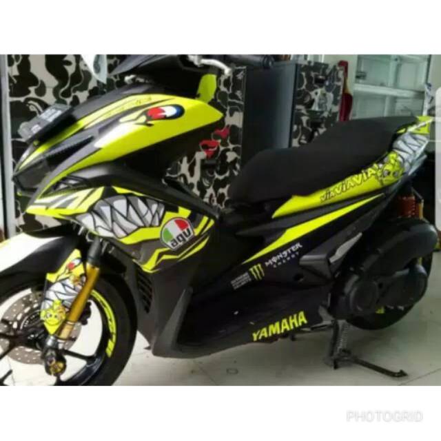 STICKER AEROX 155 VARIASI YAMAHA DECAL STRIPING DEKAL STICKER AEROX 155 VARIASI YAMAHA DECAL STRIPING DEKAL