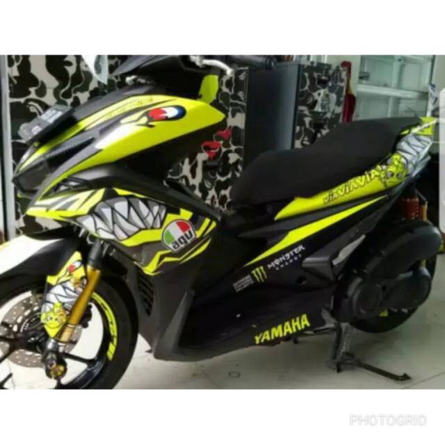 STICKER AEROX  155 VARIASI YAMAHA DECAL STRIPING DEKAL 