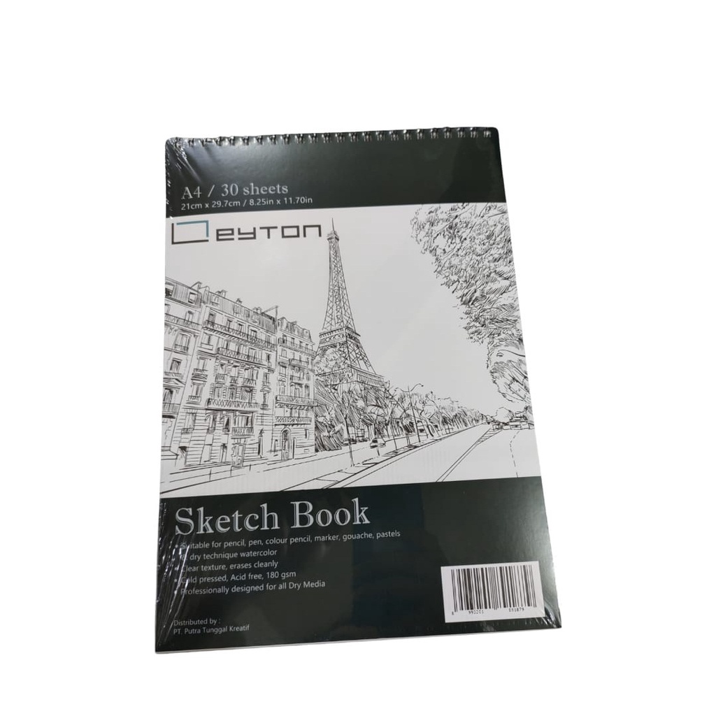 

leyton spiral sketch book A5/A4 180gsm 30lembar( bisa untuk watercolour)