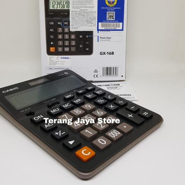 

➦ Kalkulator Casio GX-16B Kalkulator 16 Digit Casio GX-16B Calculator ➱