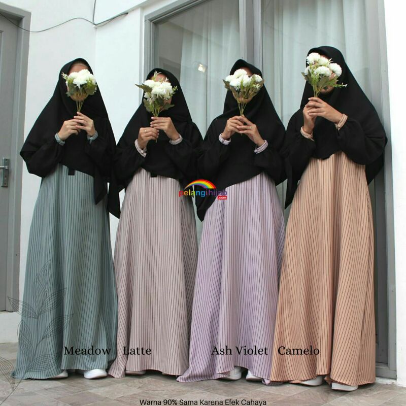 GAMIS KHATA by Pelangi Hijab/Gamis Syar'i/Gamis Busui