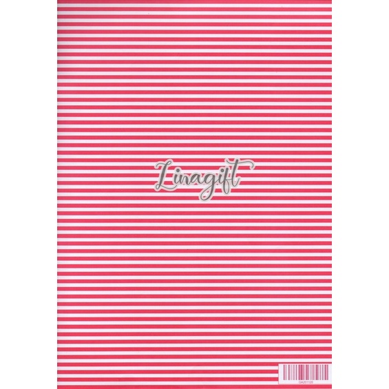 ( 5 Lembar ) KERTAS KADO VL STRIPES - GIFT WRAPPING SMALL LINES SALUR GARIS KECIL