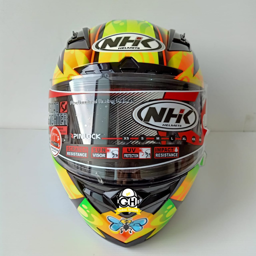 HELM NHK FULL FACE NHK RX9 KAREL WINTER BLACK BLUE