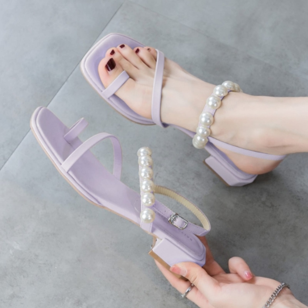 QZ - Wulan Heels Wanita Premium Mutiara JB 08