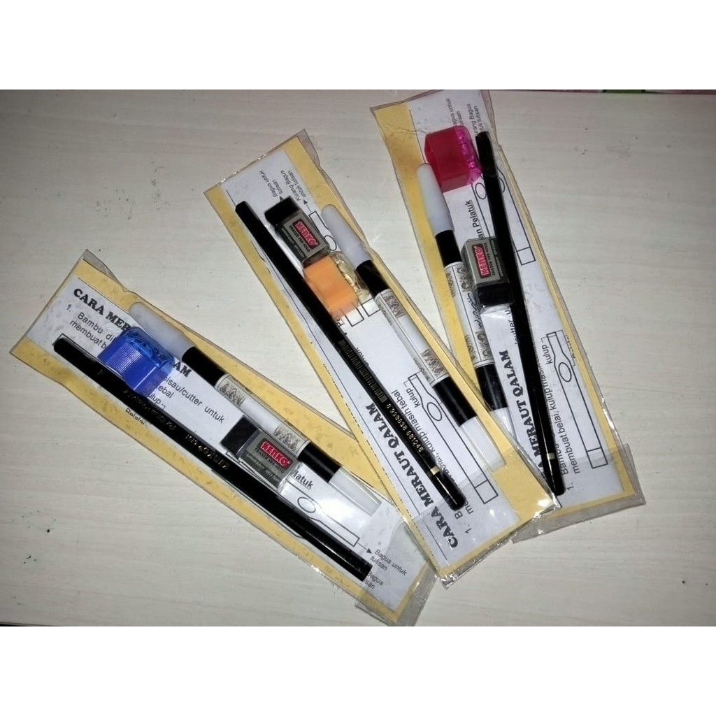 

set akat tulis kaligrafi pemula