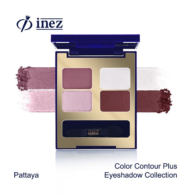 Inez Eye Shadow Collection Eyeshadow Pallete 4 Warna