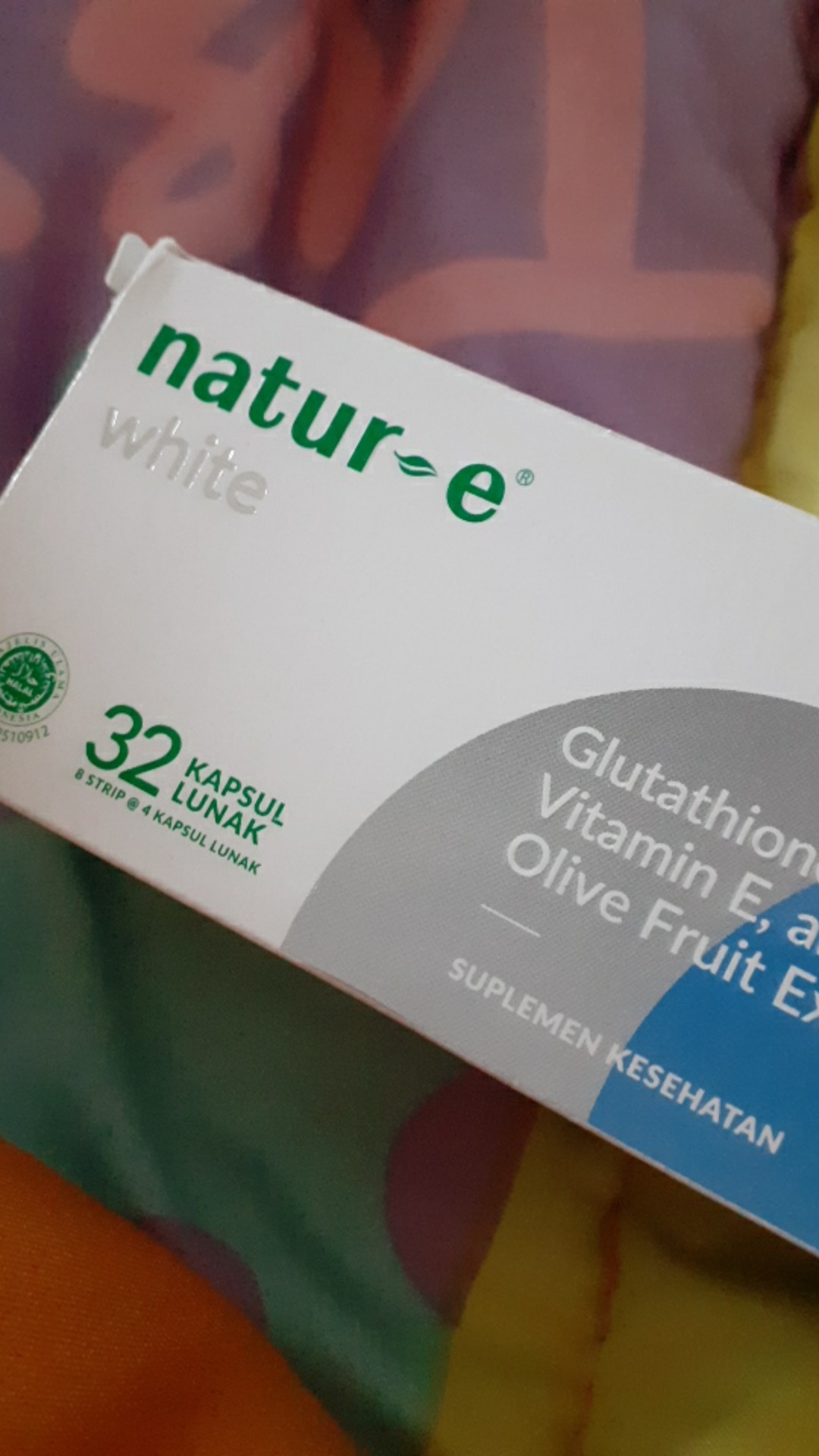 READY - Natur-E White 16 Kapsul (Glutathione, Vitamin E  