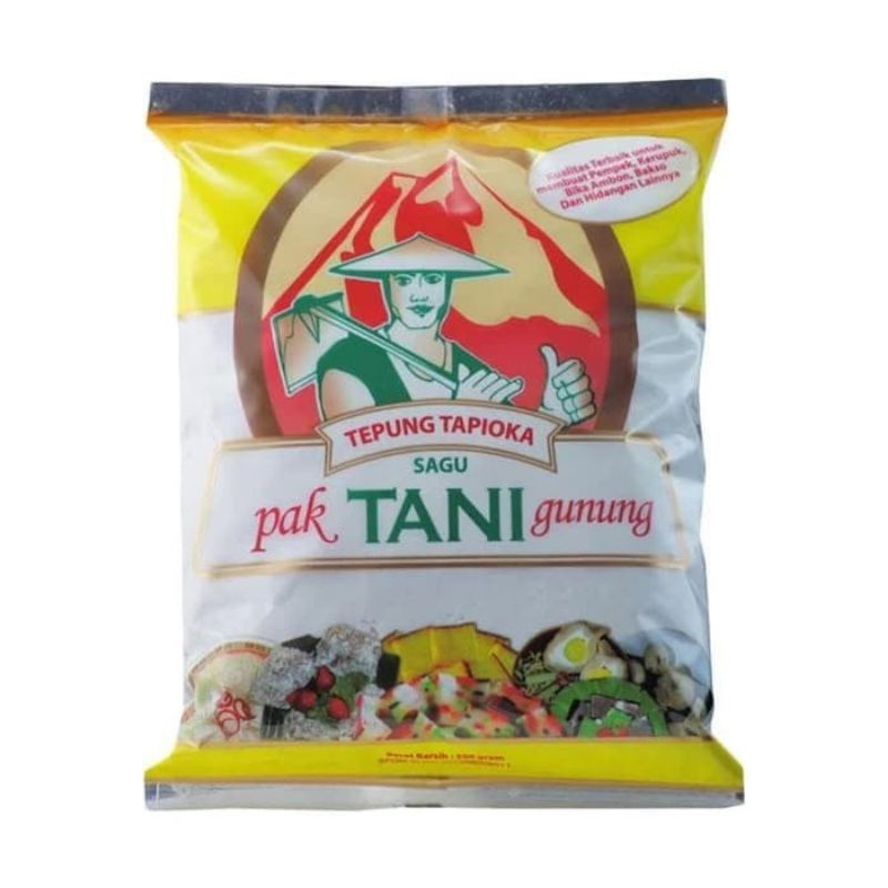 

Tepung Tapioka Cap Pak Tani Gunung 500gr