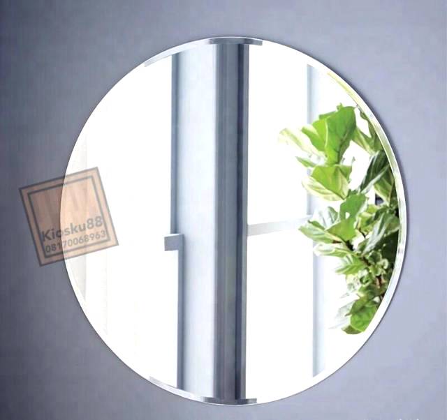 Cermin Bulat Bevel Gantung Dinding Rias Dekorasi