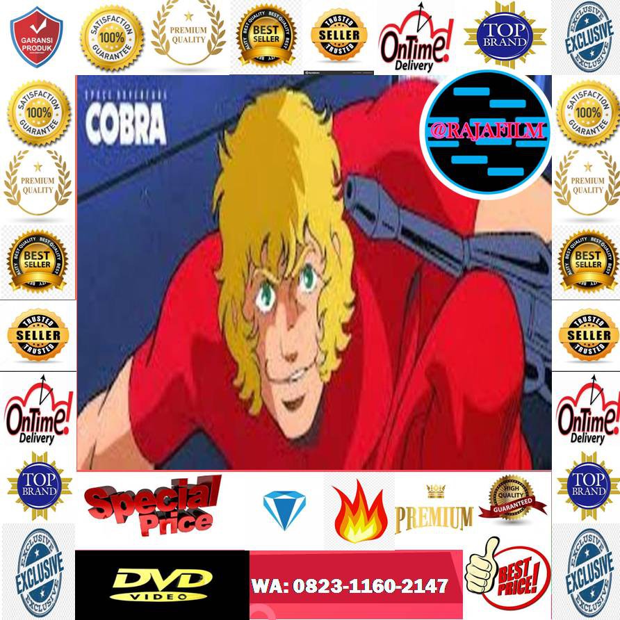 Kaset CD DVD Film Anime Space Adventure Cobra