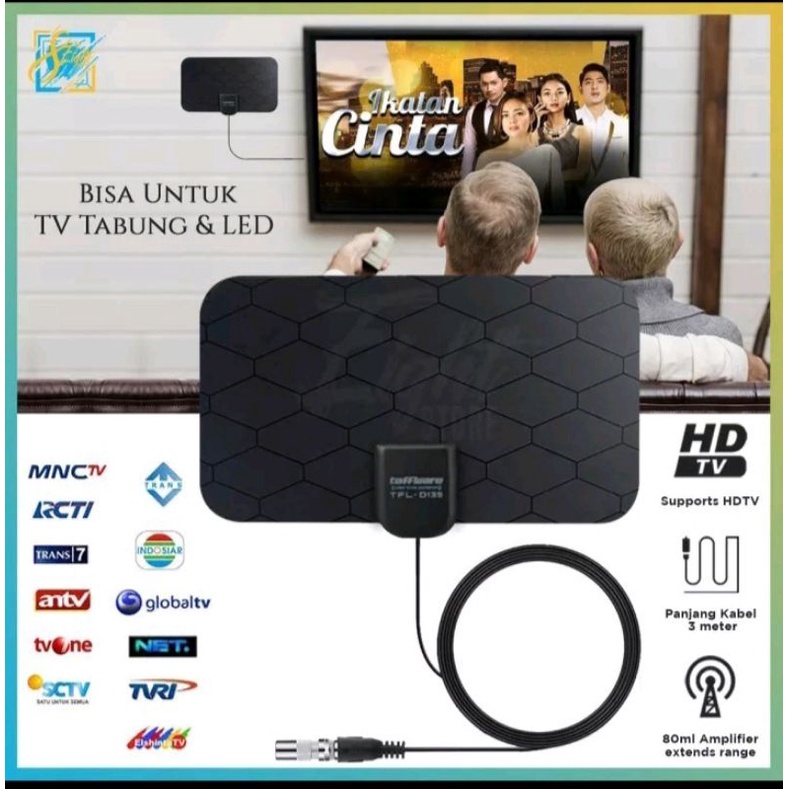 Antena TV Digital Murah Antena Taffware Indoor Outdoor