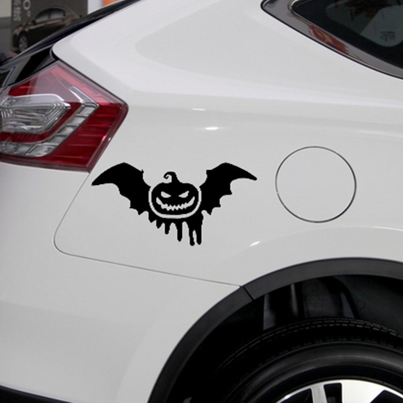 stiker sticker mobil helloween