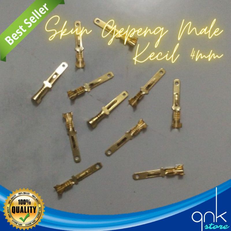 Scun Gepeng Male Kecil 4mm Skun Gepeng Scun Male