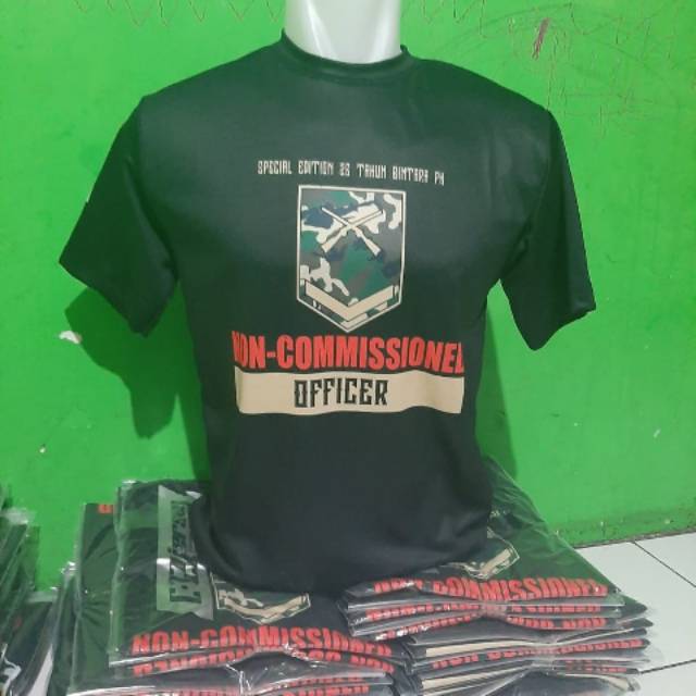 Kaos Almamater Bintara PK TNI AD Limited Edition Bahan Katun