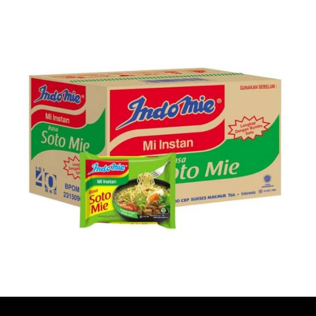 

Indomie Soto Mie per dus isi 40 pcs Mie Instan indomi soto