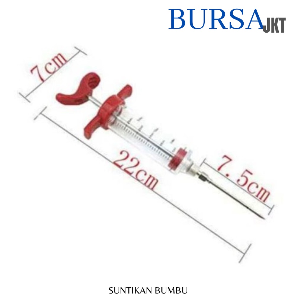 SUNTIKAN BUMBU KE DAGING INJEKTOR BBQ MARINADE 5 - 25 ML