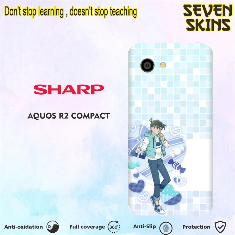 SKIN HANDPHONE DAPAT 2 PCS  SHARP AQUOS R2 COMPACT  KARTUN1