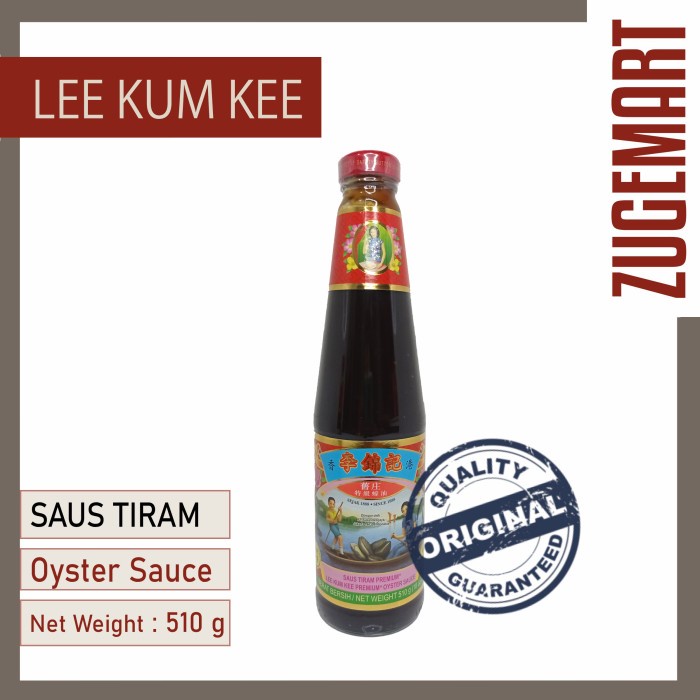 

Lee Kum Kee Premium Oyster Sauce 510g / Saus Tiram Premium 510 Gr