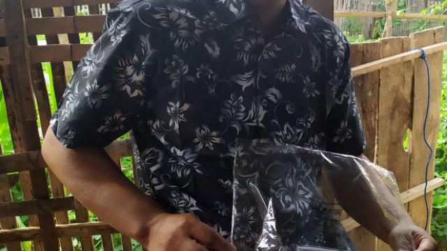 Size M L Xl Xxl Xxxl Bswart Batik Hrb026 Kenongo Hem Pendek Padi W1n0 Kemeja Batik Kantor Slimfit Fo