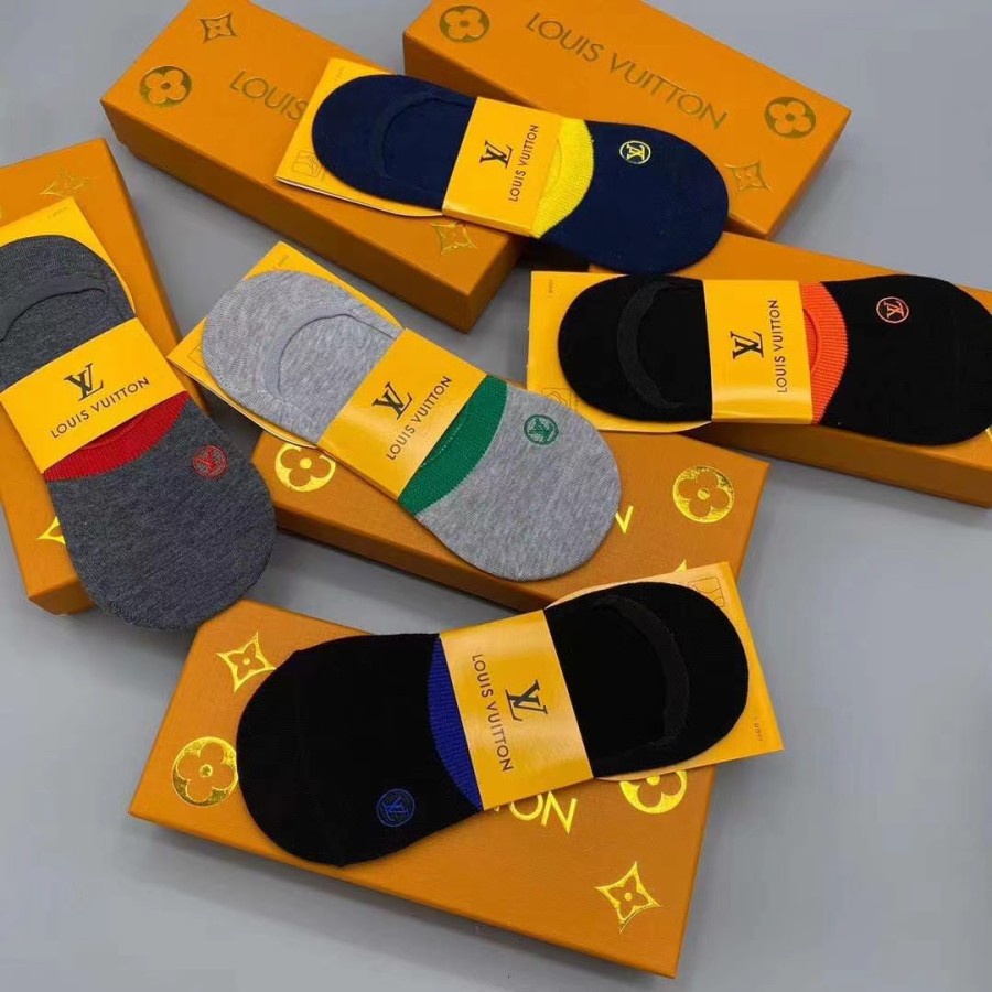 kaos kaki lv set socks premium quality