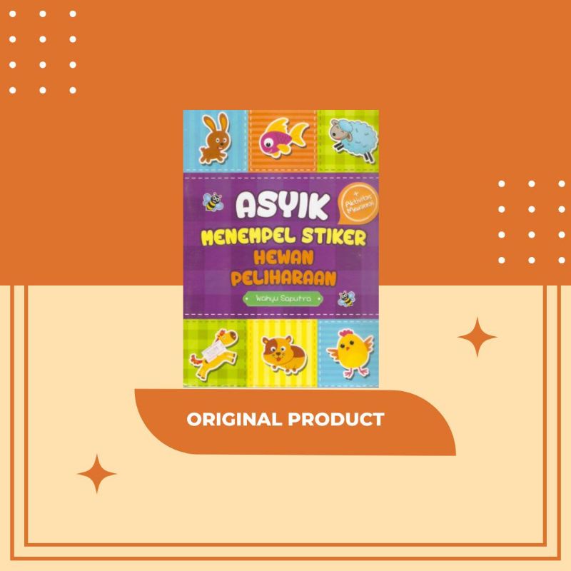 Asyik Menempel Stiker Hewan Peliharaan