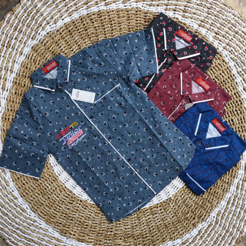 kemeja anak cowok / kemeja anak cowok motif