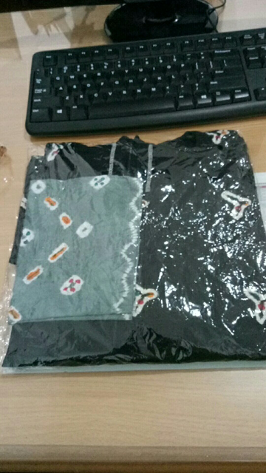 Batik Tunik Jumput 2 Tone