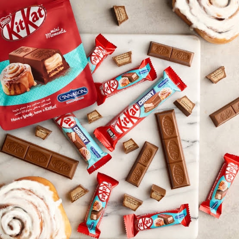 

NEW KitKat Cinnabon Mini Moments