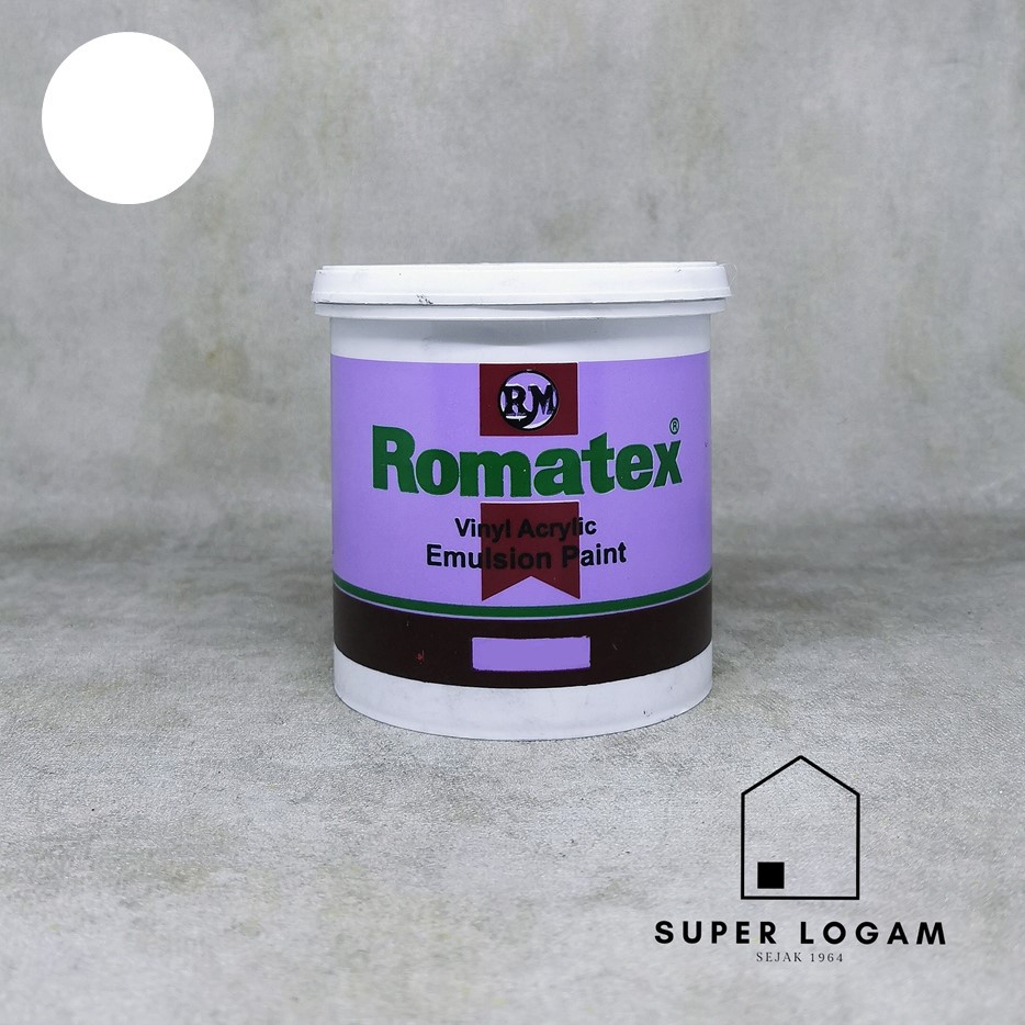 Cat Tembok Romatex 1 kg (White)